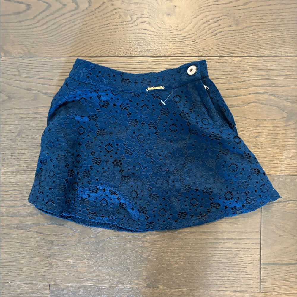 Peppermint blue lace baby girl skirt 6-12M NWT ret $89uSD
